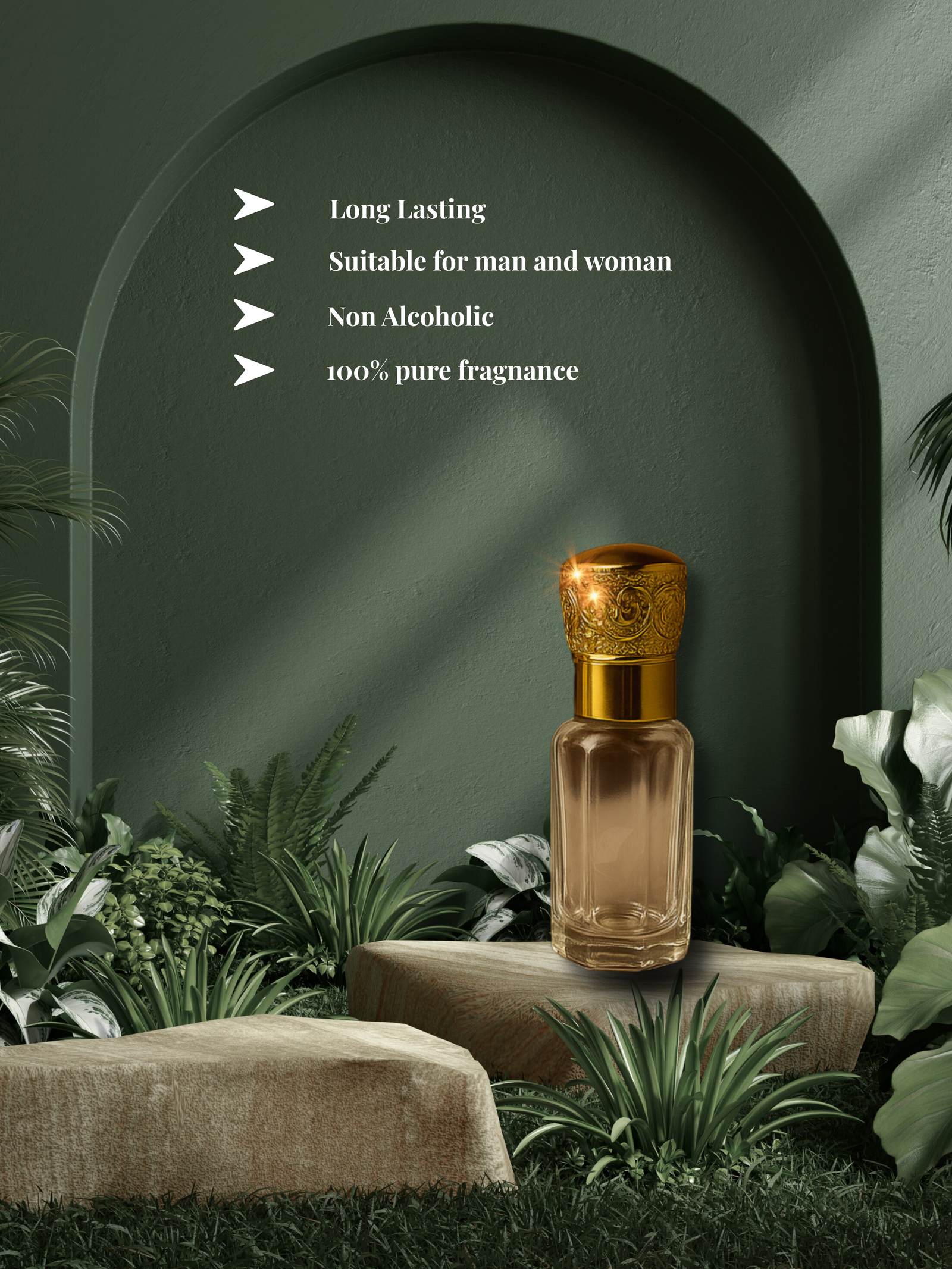 Crown  Attar  Bottle 12ml - Image 2